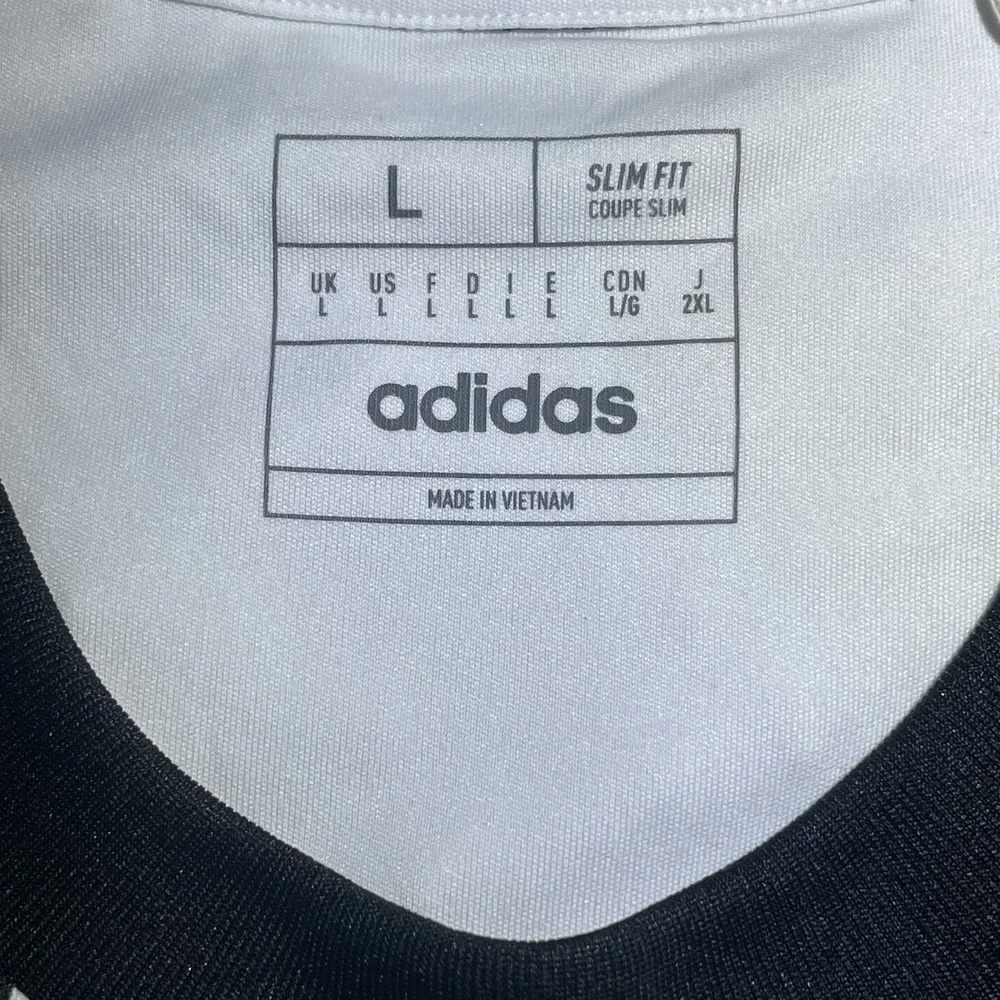 adidas Juventus 24/25 Home Soccer Jersey Men's Large Black White IS8002 NEW
